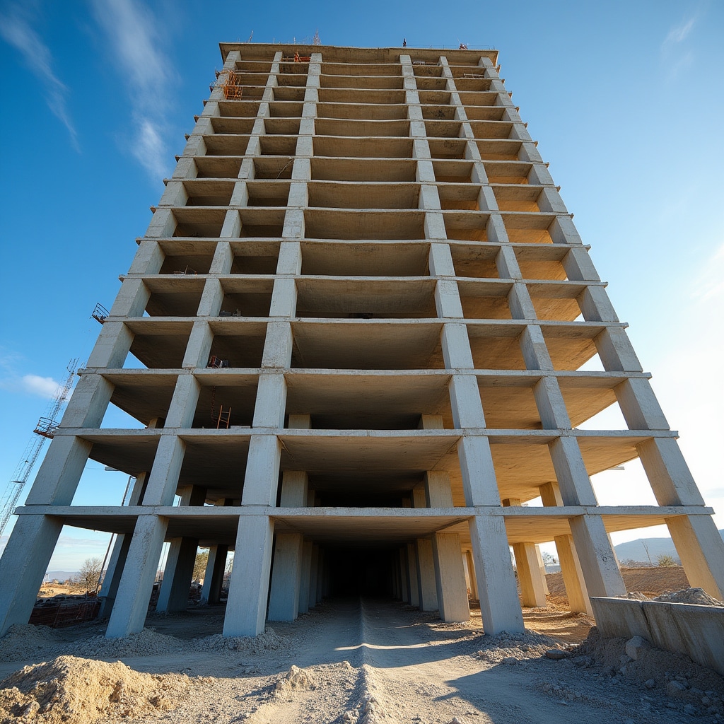 Large-scale construction project showing comprehensive site documentation requirements